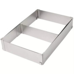 Opaska do ciasta h-5cm 27,5x18,5cm do 52,4x34cm regulowana KH-1907 2